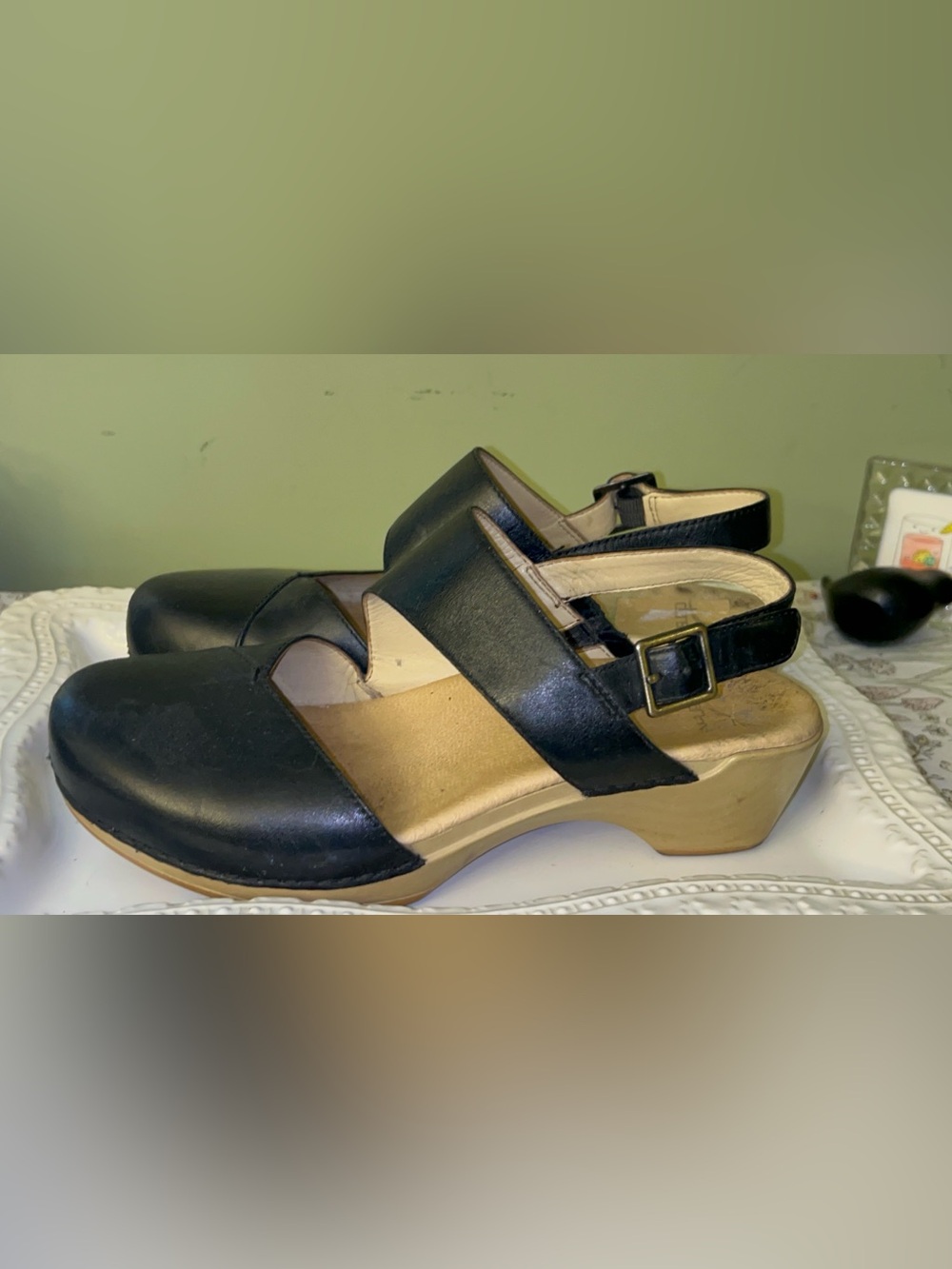 Dansko Kristy Black Sandals Size 38 (7.5) - Picture 5 of 8